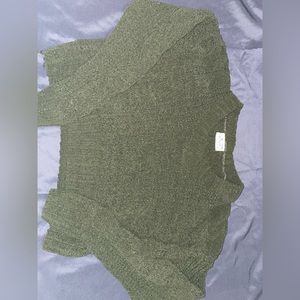 Green super soft sweater